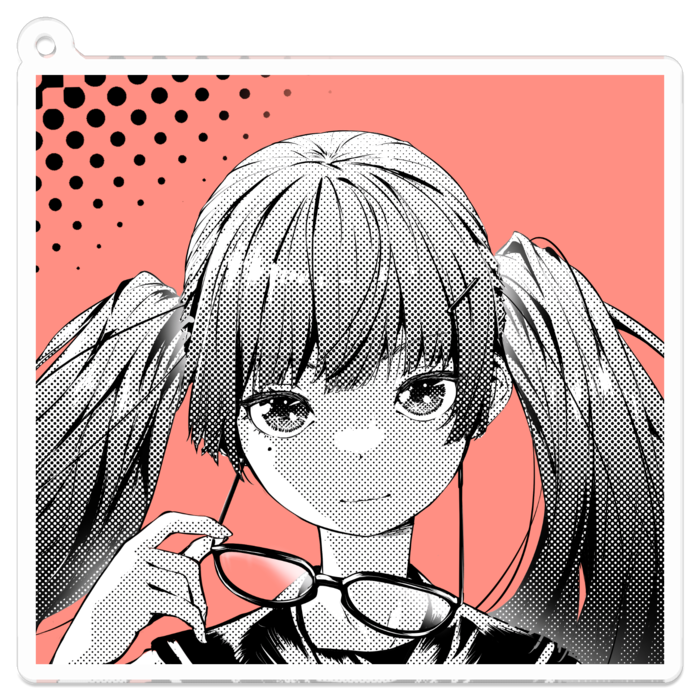 アクリルキーホルダー - 70 x 70 (mm)