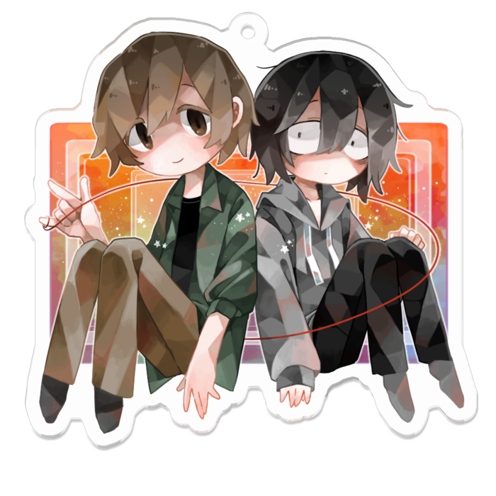 アクリルキーホルダー - 70 x 70 (mm)