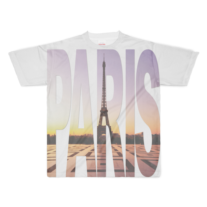 フルグラフィックTシャツ - XL - 正面印刷のみ
