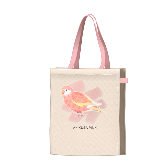 ツートンカラーバッグ - ピンク - W34 × H41 × D14cm