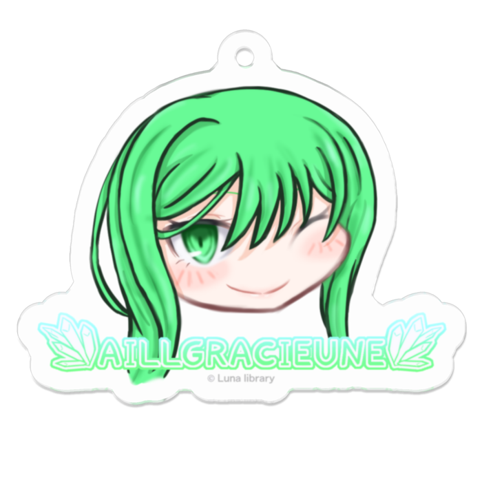 アクリルキーホルダー（コーティング） - 50 x 50 (mm)