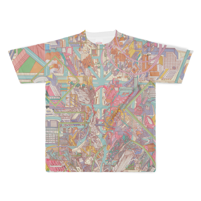 フルグラフィックTシャツ - XL - 正面印刷のみ