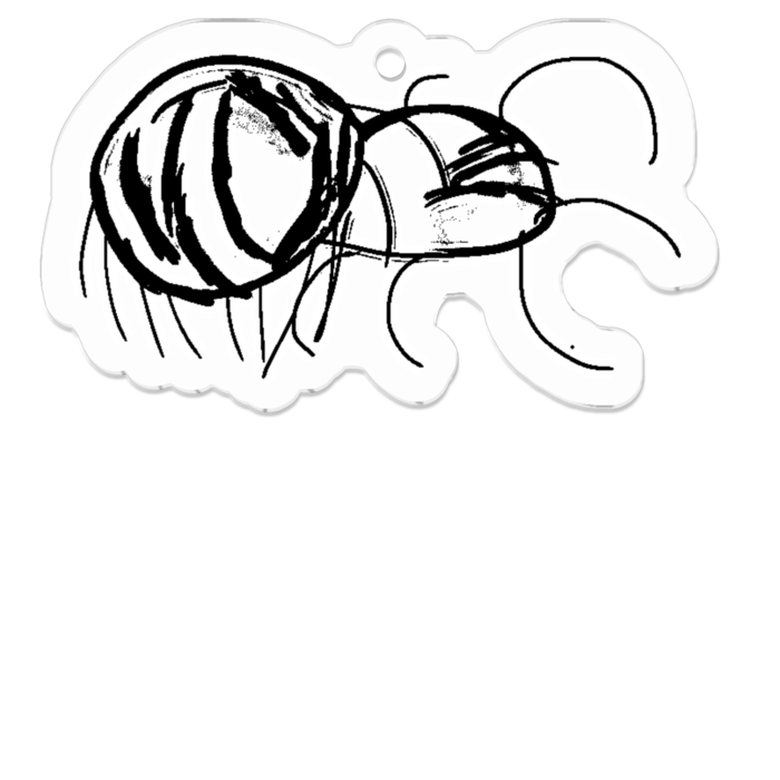 アクリルキーホルダー - 50 x 50 (mm)