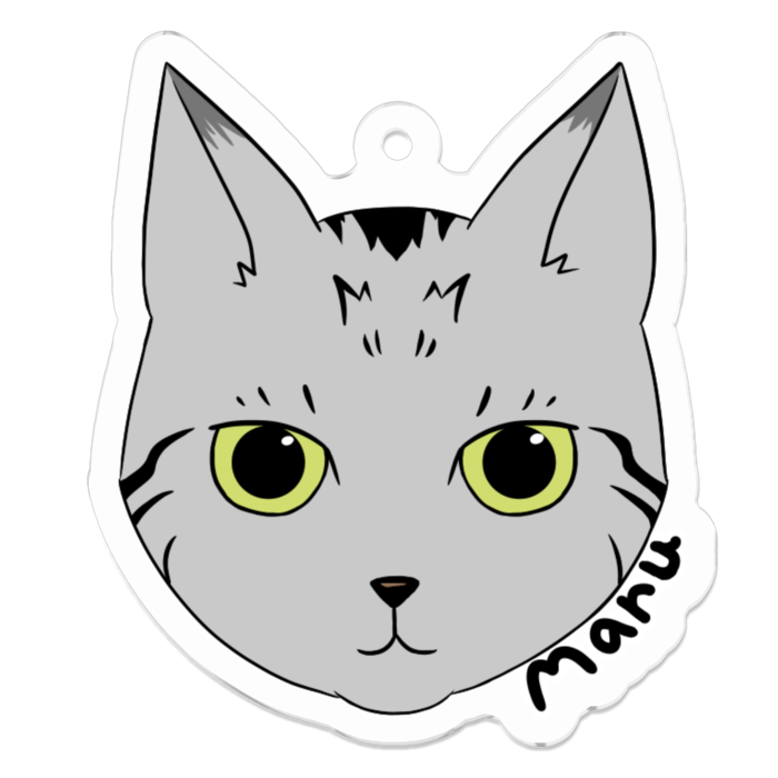 アクリルキーホルダー - 50 x 50 (mm)