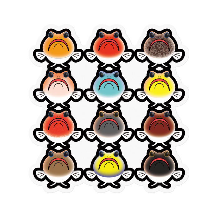 ステッカー - 100 x 100 (mm)/クリア
