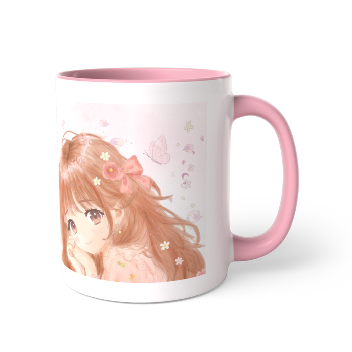 ツートンカラーマグカップ - 直径 8.2cm / 高さ 9.5cm