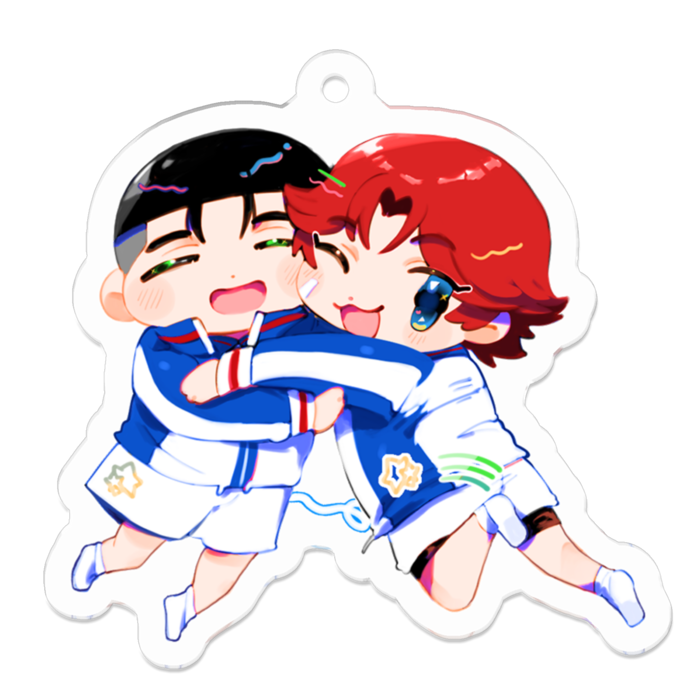 アクリルキーホルダー - 50 x 50 (mm)