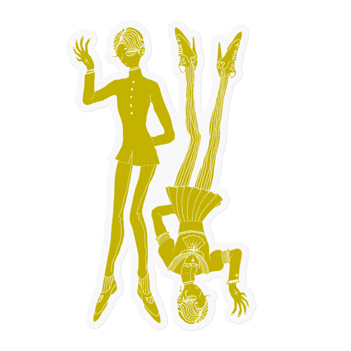 ステッカー - 100 x 100 (mm)(1)