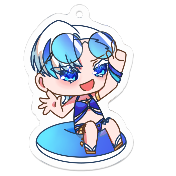 アクリルキーホルダー - 50 x 50 (mm)