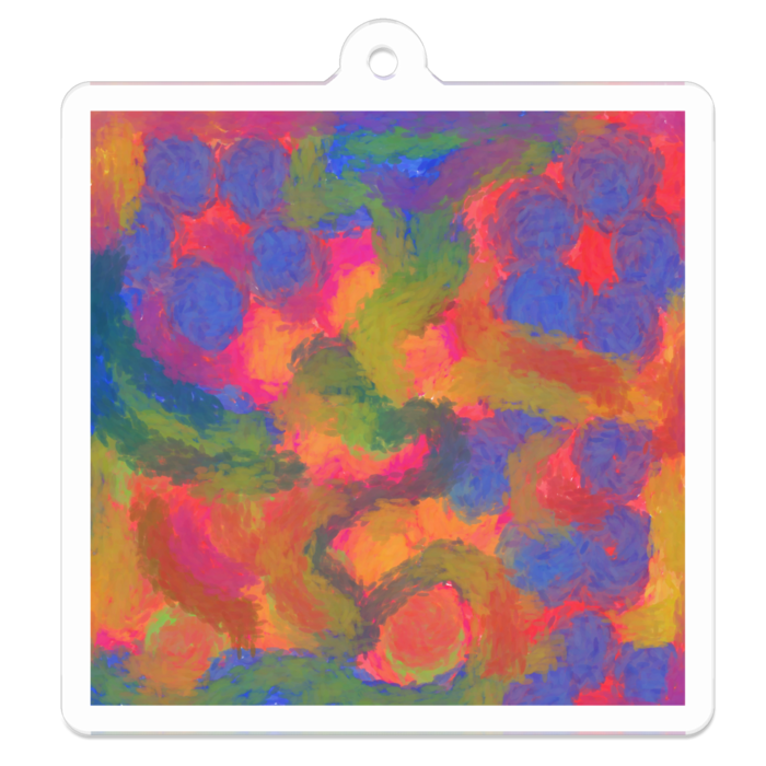 アクリルキーホルダー - 50 x 50 (mm)