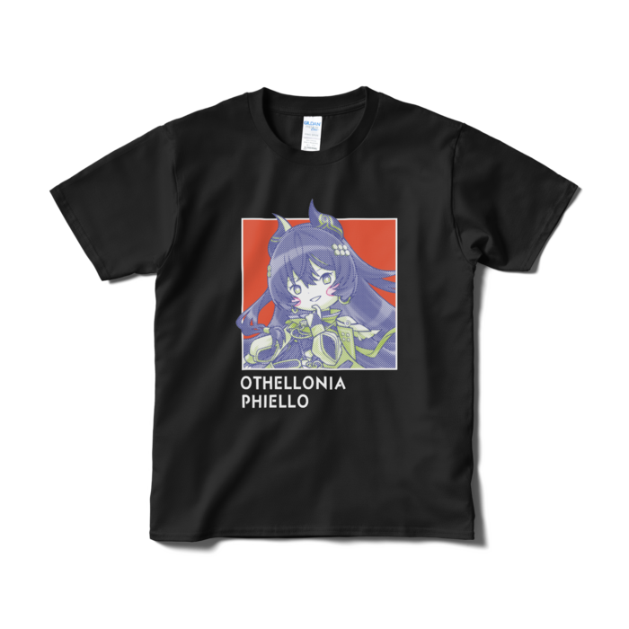 ちびキャラ「運命の輪フィーロ」デザインTシャツ（S/ブラック）