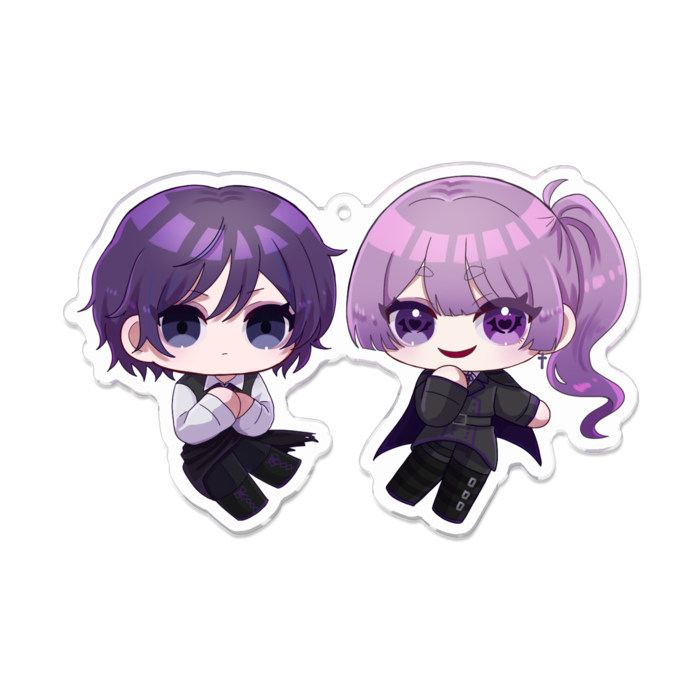 アクリルキーホルダー - 100 x 100 (mm)
