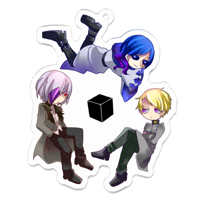 アクリルキーホルダー - 70 x 70 (mm)