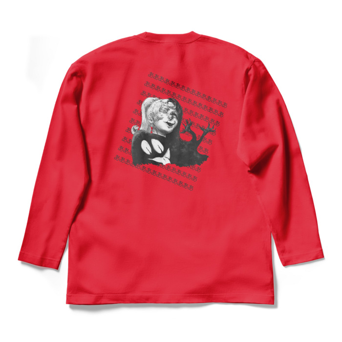 ロングスリーブTシャツ - L - レッド