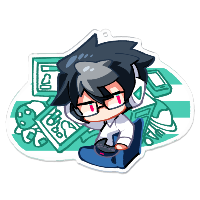 アクリルキーホルダー - 100 x 100 (mm)