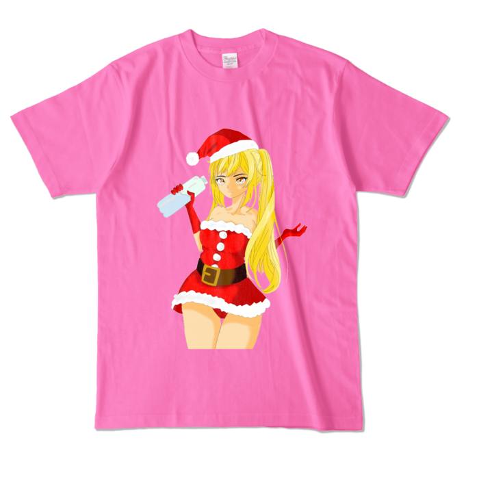 カラーTシャツ - L - ピンク (濃色)