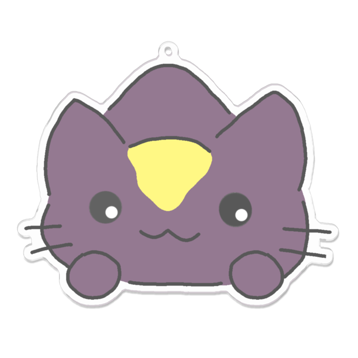 アクリルキーホルダー - 100 x 100 (mm)