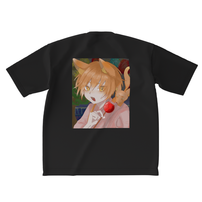 ビッグシルエットTシャツ - XL - 背面