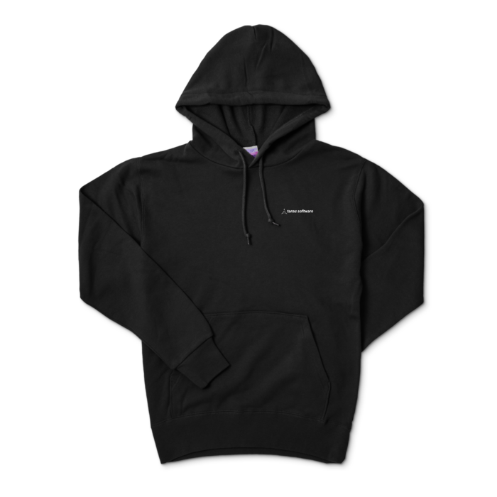 ロゴ1 - パーカー - S - ブラック