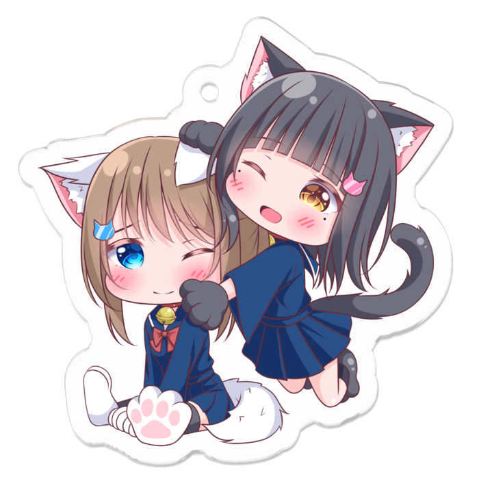 アクリルキーホルダー - 50 x 50 (mm)