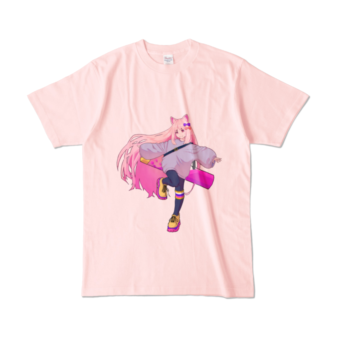 カラーTシャツ - L - ライトピンク (淡色)