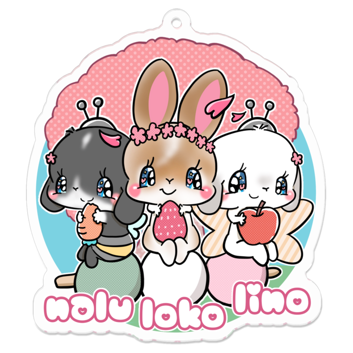 アクリルキーホルダー - 70 x 70 (mm)