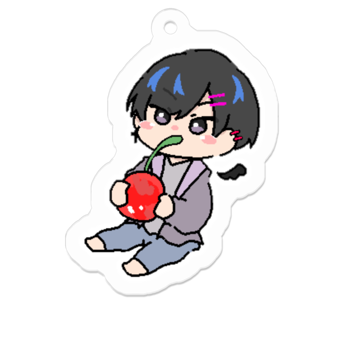 アクリルキーホルダー（コーティング） - 50 x 50 (mm)