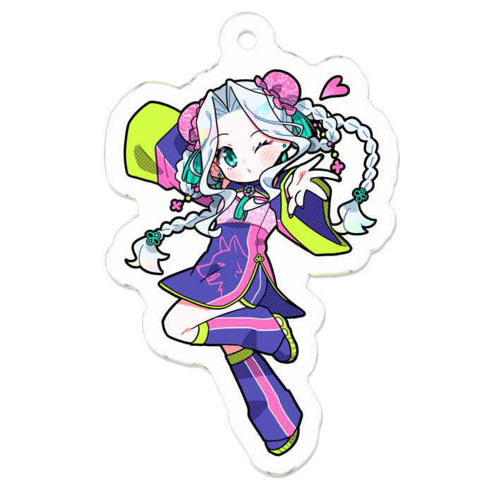 アクリルキーホルダー - 50 x 50 (mm)