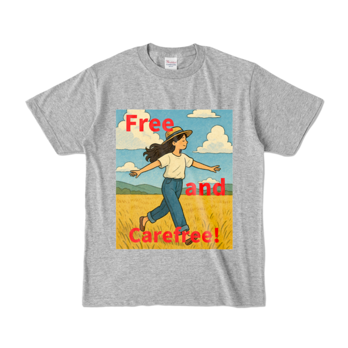 カラーTシャツ - S - 杢グレー (濃色)