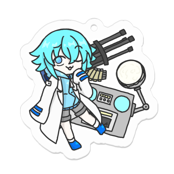 アクリルキーホルダー - 50 x 50 (mm)