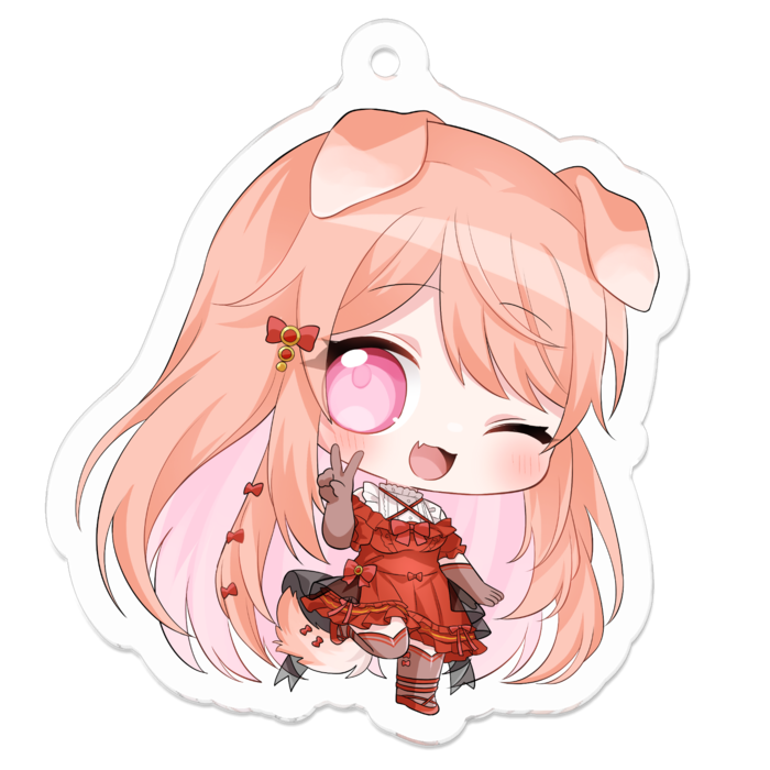 アクリルキーホルダー - 50 x 50 (mm)