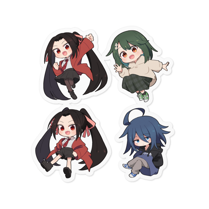 ステッカー - 100 x 100 (mm)