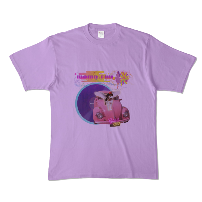 カラーTシャツ - XL - ライトパープル (淡色)