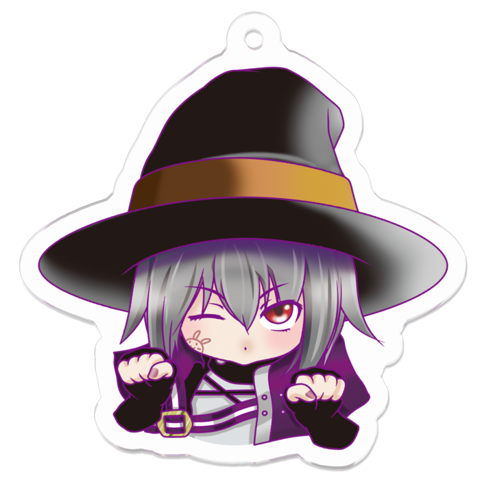 SD軽音ガオ アクキー ハロウィンVer - 50 x 50 (mm)