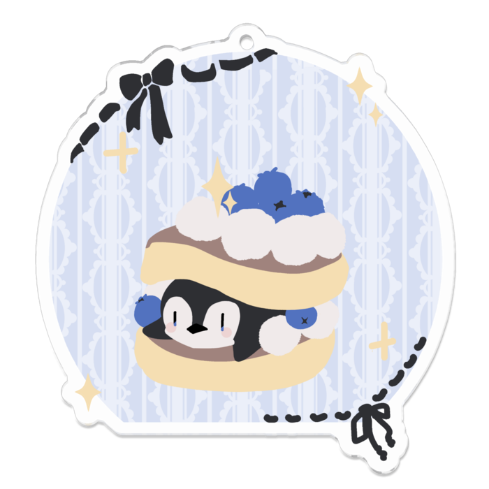 アクリルキーホルダー - 70 x 70 (mm)