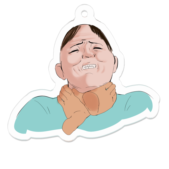 アクリルキーホルダー - 50 x 50 (mm)