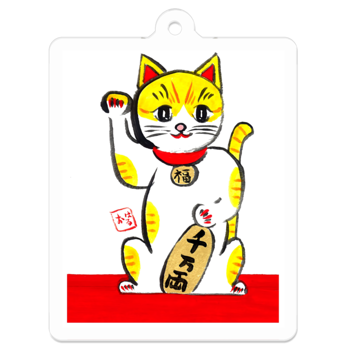 アクリルキーホルダー（コーティング） - 50 x 50 (mm)