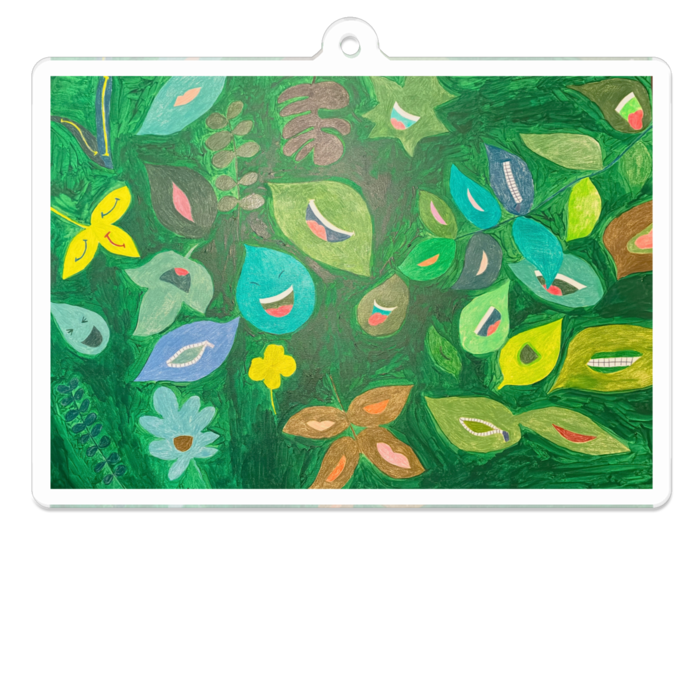 アクリルキーホルダー（コーティング） - 70 x 70 (mm)