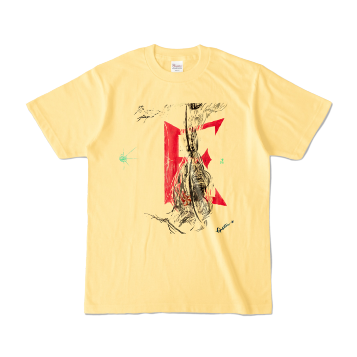 カラーTシャツ - S - ライトイエロー (淡色)