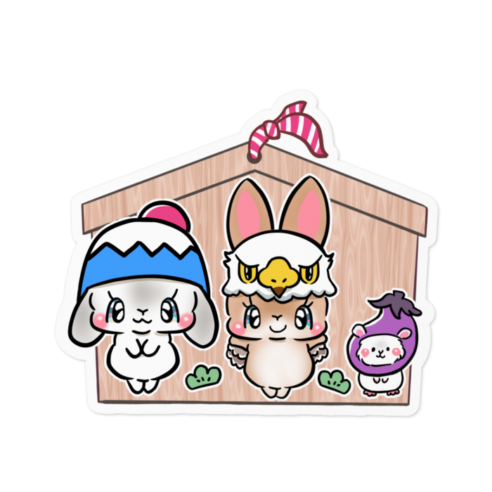 ステッカー - 100 x 100 (mm)