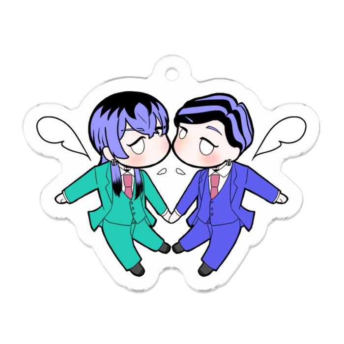 アクリルキーホルダー - 50 x 50 (mm)