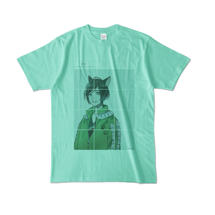繊細といカラーT - L - アイスグリーン (淡色)