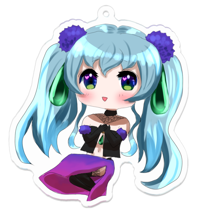 アクリルキーホルダー - 70 x 70 (mm)