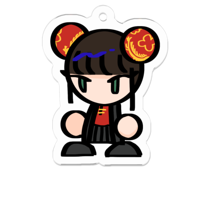 アクリルキーホルダー - 50 x 50 (mm)