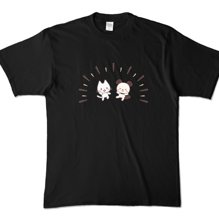 カラーTシャツ　黒色　XL