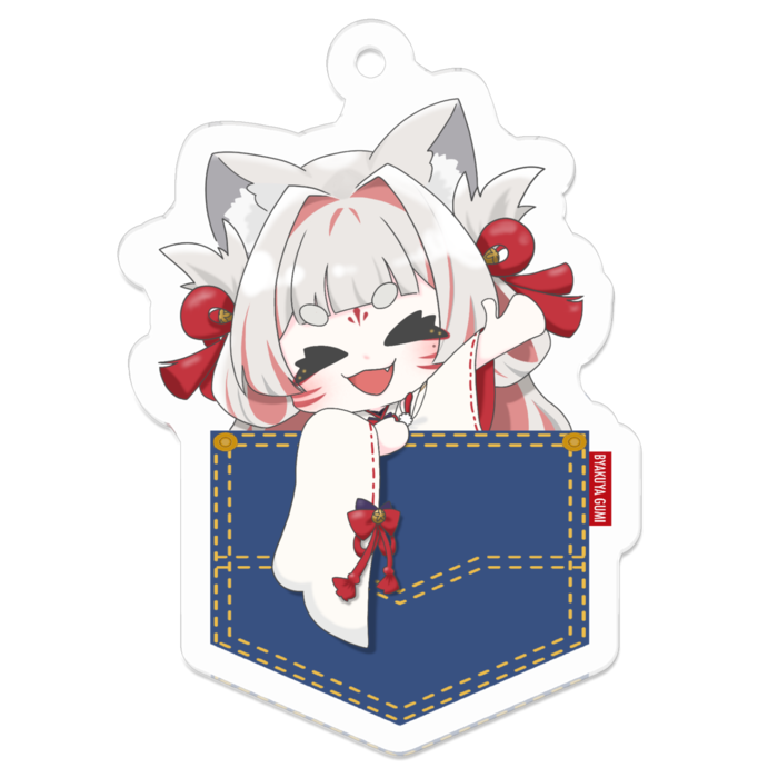 アクリルキーホルダー - 50 x 50 (mm)