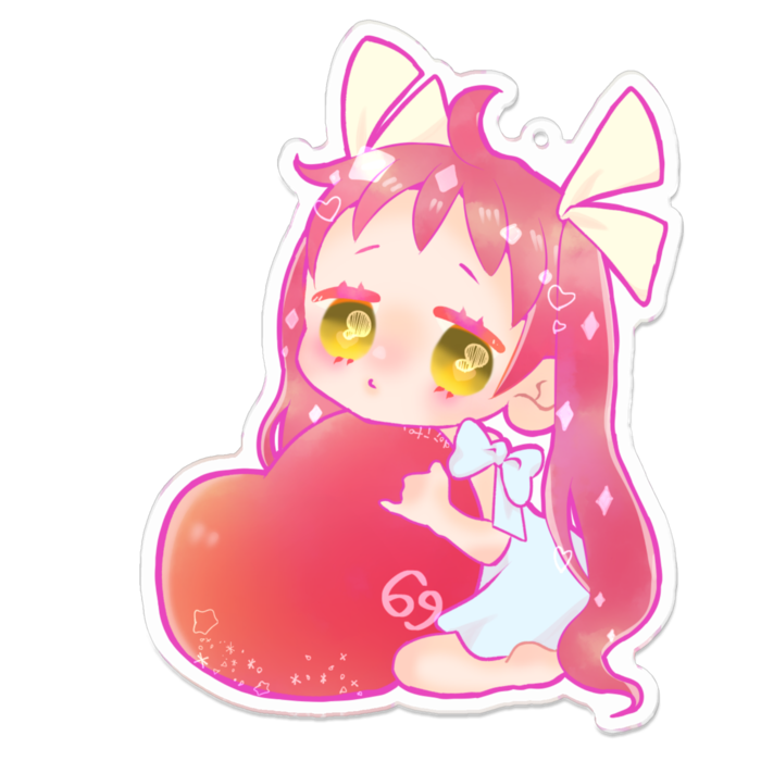 アクリルキーホルダー - 100 x 100 (mm)