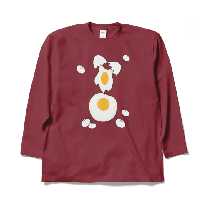 ロングスリーブTシャツ - XL - バーガンディ