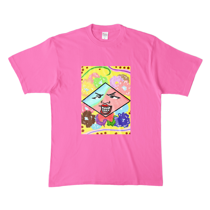 カラーTシャツ(濃色) - XL - ピンク