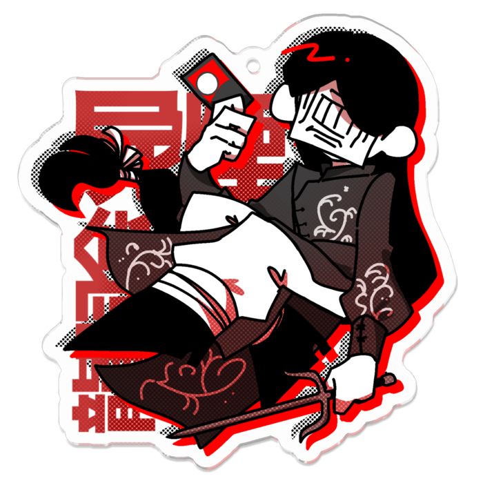 アクリルキーホルダー - 70 x 70 (mm)